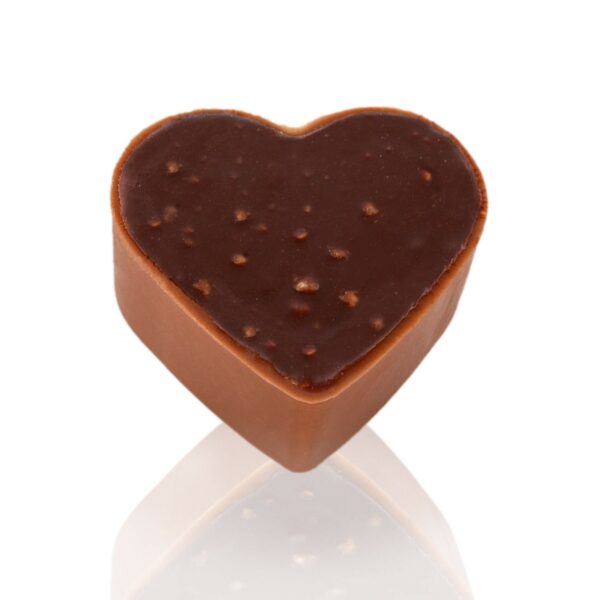 Zartbitter Nougat Herz