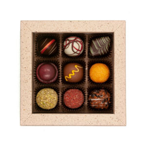 9er Pralinenbox bunt gemischt
