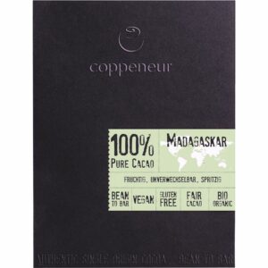 Coppeneur Madagaskar Pure Cacao 100% Tafelschokolade