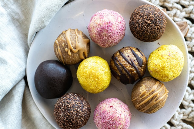 Ausgewählte Pralinensäckchen