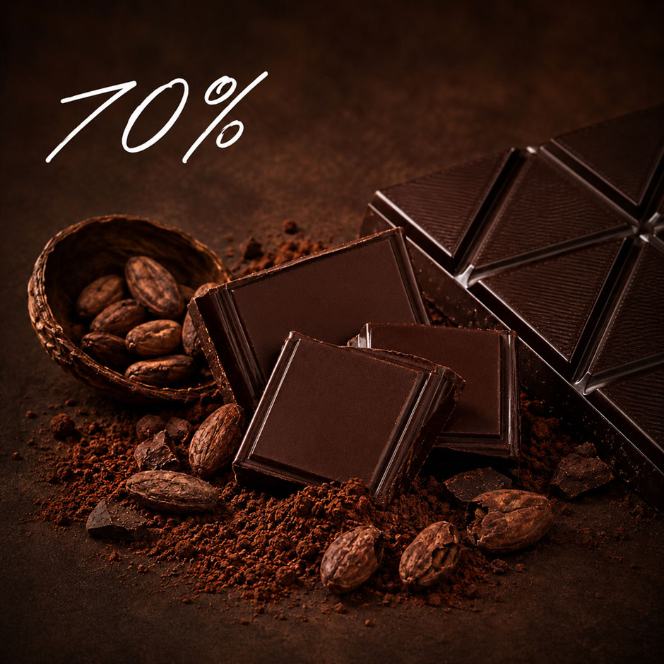 70% Schokolade (Kakaoanteil)