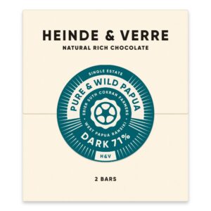 Heinde & Verre Pure Wild Papua 71% Tafelschokolade